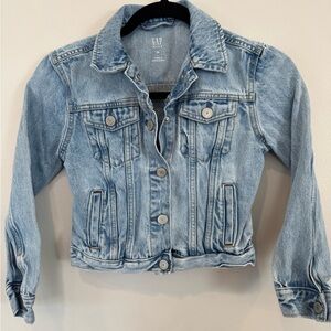 GAP Kids Girls Light Blue Denim Jacket Size M